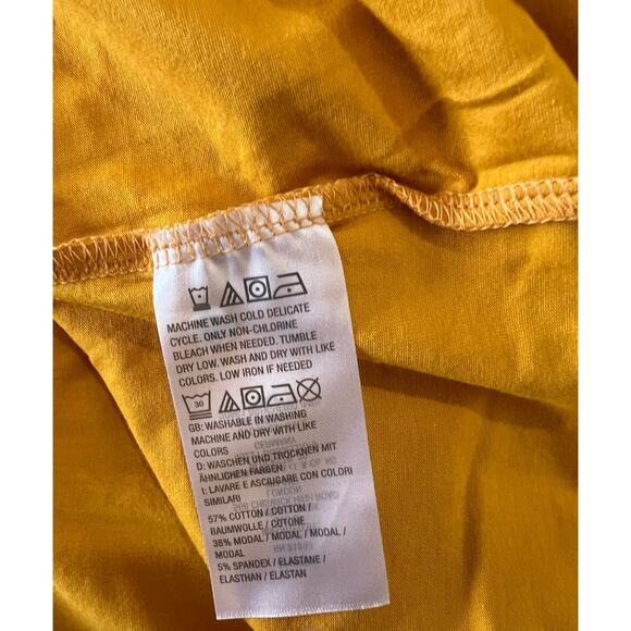 Anybody Cozy Knit Criss Cross Back Long Sleeve Top GOLDEN NWOT SIZE 3XL - Picture 7 of 9